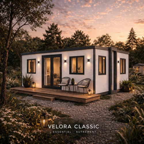 VELORA Classic – Lodge modulaire 74 m² - À partir de €39,900
